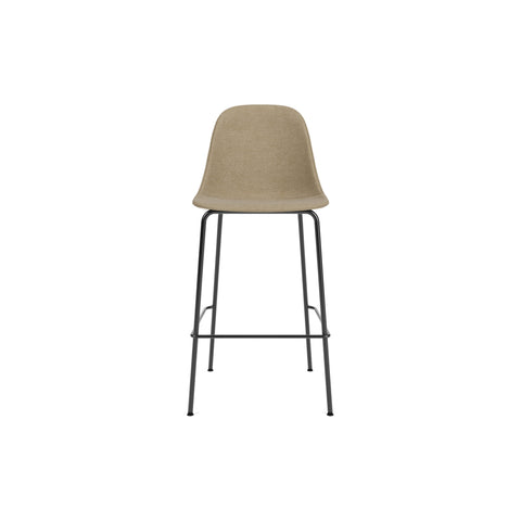 Audo Copenhagen Harbour Side Chair, Counter & Bar Height, Upholstered Counter in Audo Bouclé 02, packshot on white