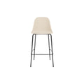 Audo Copenhagen Harbour Side Chair, Counter & Bar Height, Upholstered Counter in Logan Jasmine, packshot on white