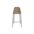 Audo Copenhagen Harbour Side Chair, Counter & Bar Height, Upholstered Counter in Logan Flint, packshot on white