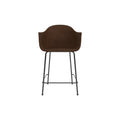 Audo Copenhagen Harbour Arm Chair, Counter & Bar Height, Upholstered Counter in Audo Bouclé 07, packshot on white
