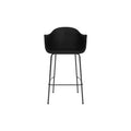 Audo Copenhagen Harbour Arm Chair, Counter & Bar Height, Upholstered Bar in Sierra 1001, packshot on white
