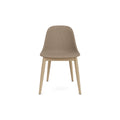 Audo Copenhagen Harbour Side Chair, Dining Height, Upholstered in Natural Oak with Logan Flint, packshot on white