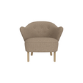 Audo Copenhagen Ingeborg Lounge Chair in Natural Oak with Logan Flint, packshot on white
