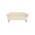 Audo Copenhagen Ingeborg Sofa, Textile in Natural Oak and Logan Jasmine, packshot on white