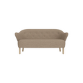 Audo Copenhagen Ingeborg Sofa, Textile in Natural Oak and Logan Flint, packshot on white