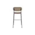 Audo Copenhagen Co Bar Chair, Upholstered, Fully Upholstered in Logan Flint, packshot on white