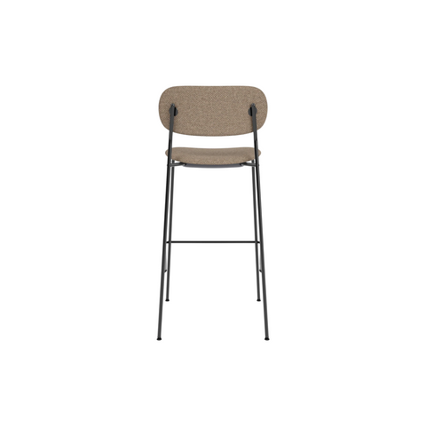 Audo Copenhagen Co Bar Chair, Upholstered, Fully Upholstered in Logan Flint, packshot on white