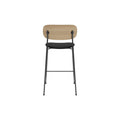 Audo Copenhagen Co Counter Chair, Upholstered in Natural Oak with Sierra 1001, packshot on white