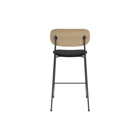 Audo Copenhagen Co Counter Chair, Upholstered in Natural Oak with Sierra 1001, packshot on white