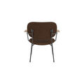 Audo Copenhagen Co Lounge Chair, Fully Upholstered in Natural Oak Arms with Audo Bouclé 07, packshot on white