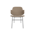 Audo Copenhagen Penguin Lounge Chair, Fully Upholstered in Logan Flint, packshot on white