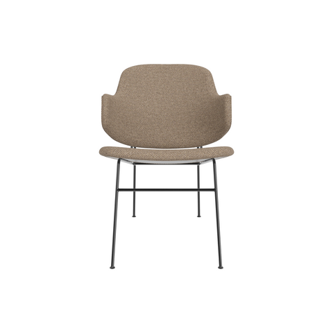 Audo Copenhagen Penguin Lounge Chair, Fully Upholstered in Logan Flint, packshot on white