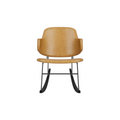 Audo Copenhagen The Penguin Rocking Chair, Fully Upholstered in Aida 0250, packshot on white