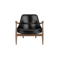 Audo Copenhagen Elizabeth Lounge Chair in Walnut and Aida 1618, packshot on white