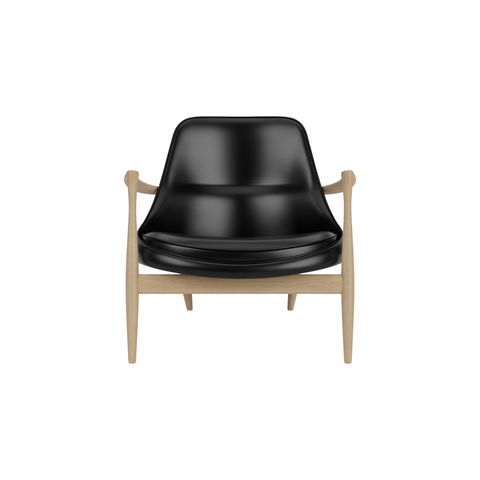 Audo Copenhagen Elizabeth Lounge Chair in Natural Oak and Aida 1618, packshot on white