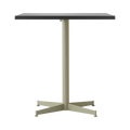 Audo Copenhagen Nook Dining Table 28"L x 24"W in Olive and Black Oak Veneer, packshot on white
