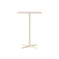Audo Copenhagen Nook Bar Table 28"L x 24"W in Ivory and Ceramic Sand, packshot on white