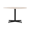 Audo Copenhagen Nook Lounge Table in Black and Ceramic Sand, packshot on white