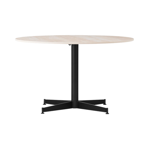 Audo Copenhagen Nook Lounge Table in Black and Ceramic Sand, packshot on white