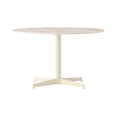 Audo Copenhagen Nook Lounge Table in Ivory and Ceramic Sand, packshot on white