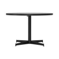 Audo Copenhagen Nook Lounge Table in Black and Black Oak Veneer, packshot on white