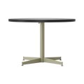 Audo Copenhagen Nook Lounge Table in Olive and Black Oak Veneer, packshot on white