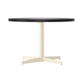 Audo Copenhagen Nook Lounge Table in Ivory and Linoleum Charcoal, packshot on white