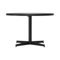 Audo Copenhagen Nook Lounge Table in Black and Linoleum Charcoal, packshot on white