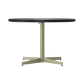 Audo Copenhagen Nook Lounge Table in Olive and Linoleum Charcoal, packshot on white