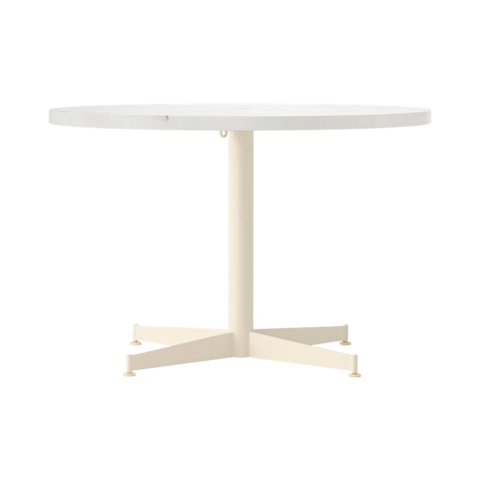 Audo Copenhagen Nook Lounge Table in Ivory and Estremoz Marble, packshot on white