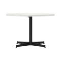 Audo Copenhagen Nook Lounge Table in Black and Estremoz Marble, packshot on white