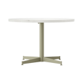 Audo Copenhagen Nook Lounge Table in Olive and Estremoz Marble, packshot on white
