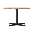 Audo Copenhagen Nook Lounge Table in Black and Kunis Breccia Stone, packshot on white