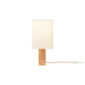 Audo Copenhagen Nonna Table Lamp, Travertine Tall, packshot on white