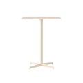 Audo Copenhagen Nook Counter Table 28"L x 24"W in Ivory and Ceramic Sand, packshot on white