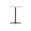 Audo Copenhagen Nook Counter Table 32"Ø in Black and Ceramic Sand, packshot on white