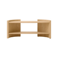 Audo Copenhagen Crescent Shelving Low, packshot on white