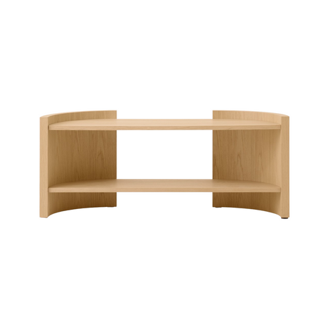 Audo Copenhagen Crescent Shelving Low, packshot on white