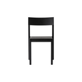 Audo Copenhagen Mauro Dining Chair, Wood Seat in Black Oak, packshot on white