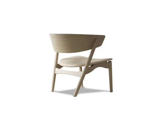 No 7 Lounge Chair, Upholstered Seat by Sibast