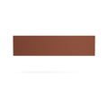 Audo Copenhagen Zet Back Panel, 60" in Brick Red, packshot on white