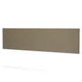 Audo Copenhagen Zet Back Panel, 60" in Taupe, packshot on white