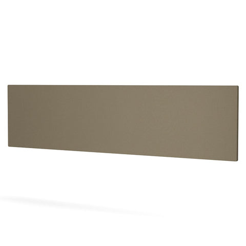 Audo Copenhagen Zet Back Panel, 60" in Taupe, packshot on white