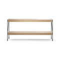 Audo Copenhagen Zet Storage System, 60", 1 x 2 in Natural Oak, packshot on white