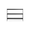 Audo Copenhagen Zet Storage System, 60", 1 x 3 in Black Oak, packshot on white