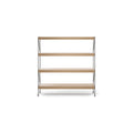 Audo Copenhagen Zet Storage System, 60", 1 x 4 in Natural Oak, packshot on white