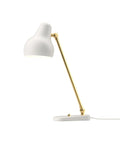 vl38 table lamp designed by vilhelm lauritzen for louis poulsen in white