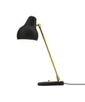 black vl38 table lamp designed by vilhelm lauritzen for louis poulsen