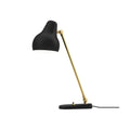 black vl38 table lamp designed by vilhelm lauritzen for louis poulsen