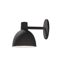 black minimal outdoor wall lamp